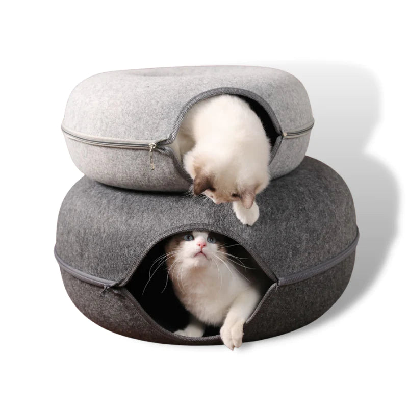 DONUTS TUNNEL ET LIT POUR CHAT S