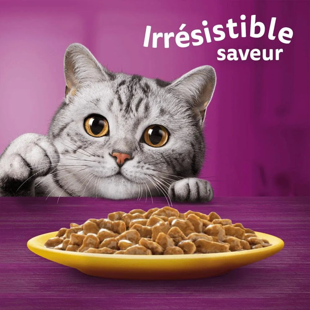 WHISKAS - PACK POCHON AU POULET 50GR