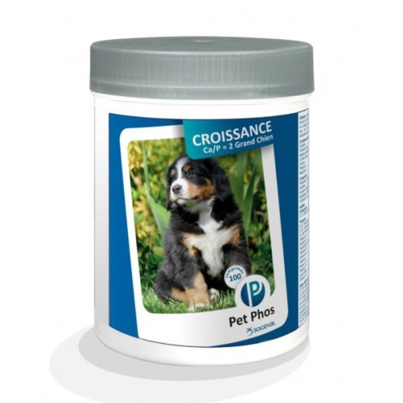 PETPHOS CROISSANCE GRAND CHIEN CAP/P=2  100 CPR