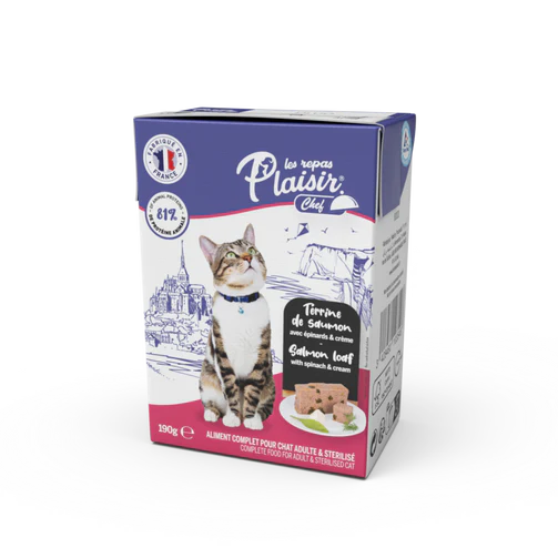 PLAISIR CHEF CHAT - TERRINE DE SAUMON 190GR