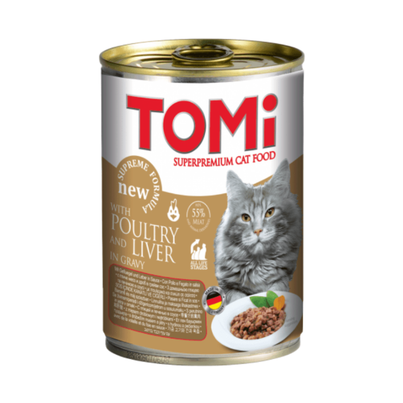 TOMI - BOITE POUR CHAT & CHATON - VOLAILLE ET FOIE