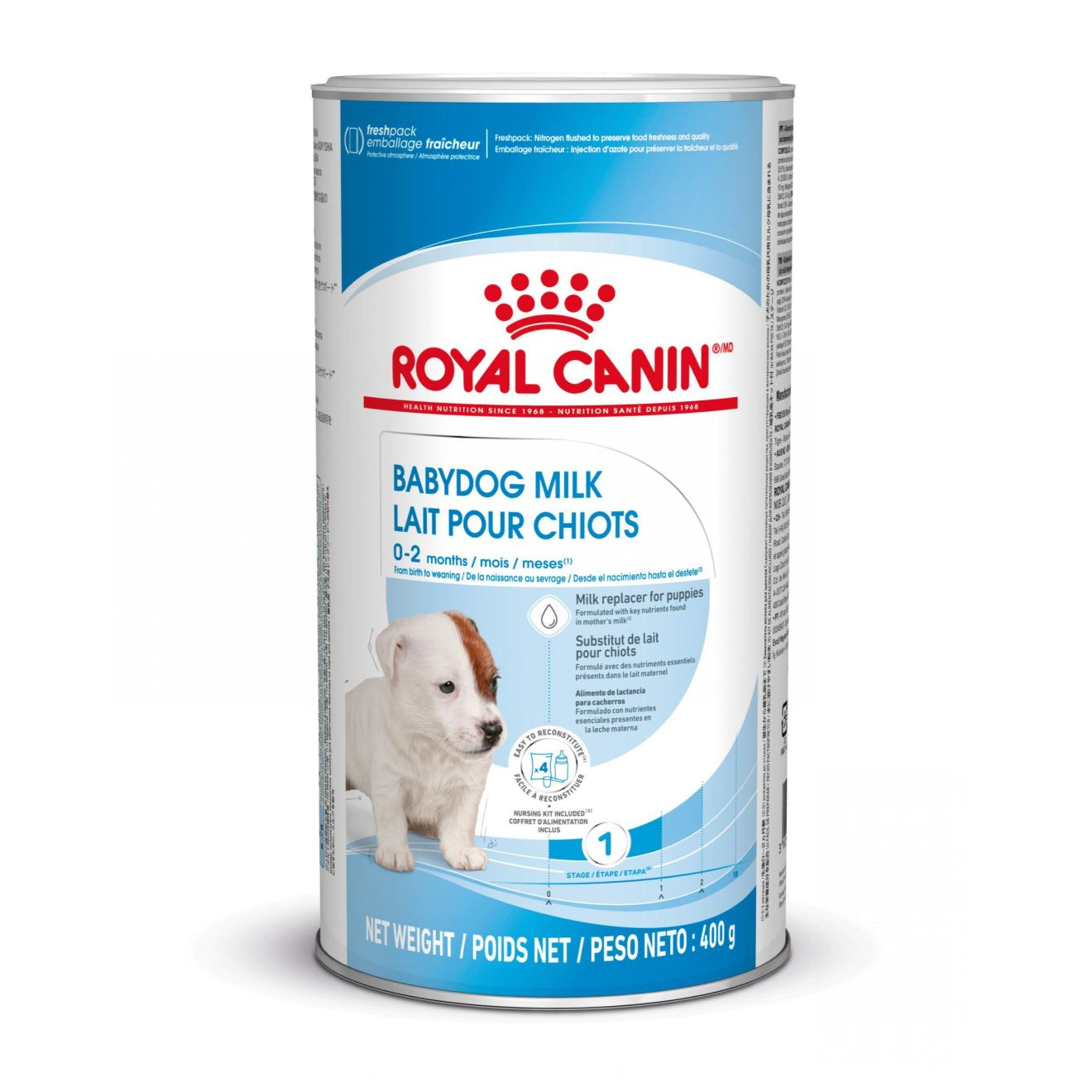 ROYAL CANIN BABYDOG MILK 400GR + BIBERON