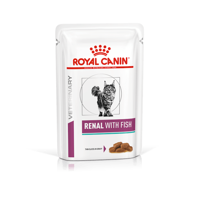 ROYAL CANIN VETERINARY RENAL EN SAUCE POISSON POUR CHAT 85 G