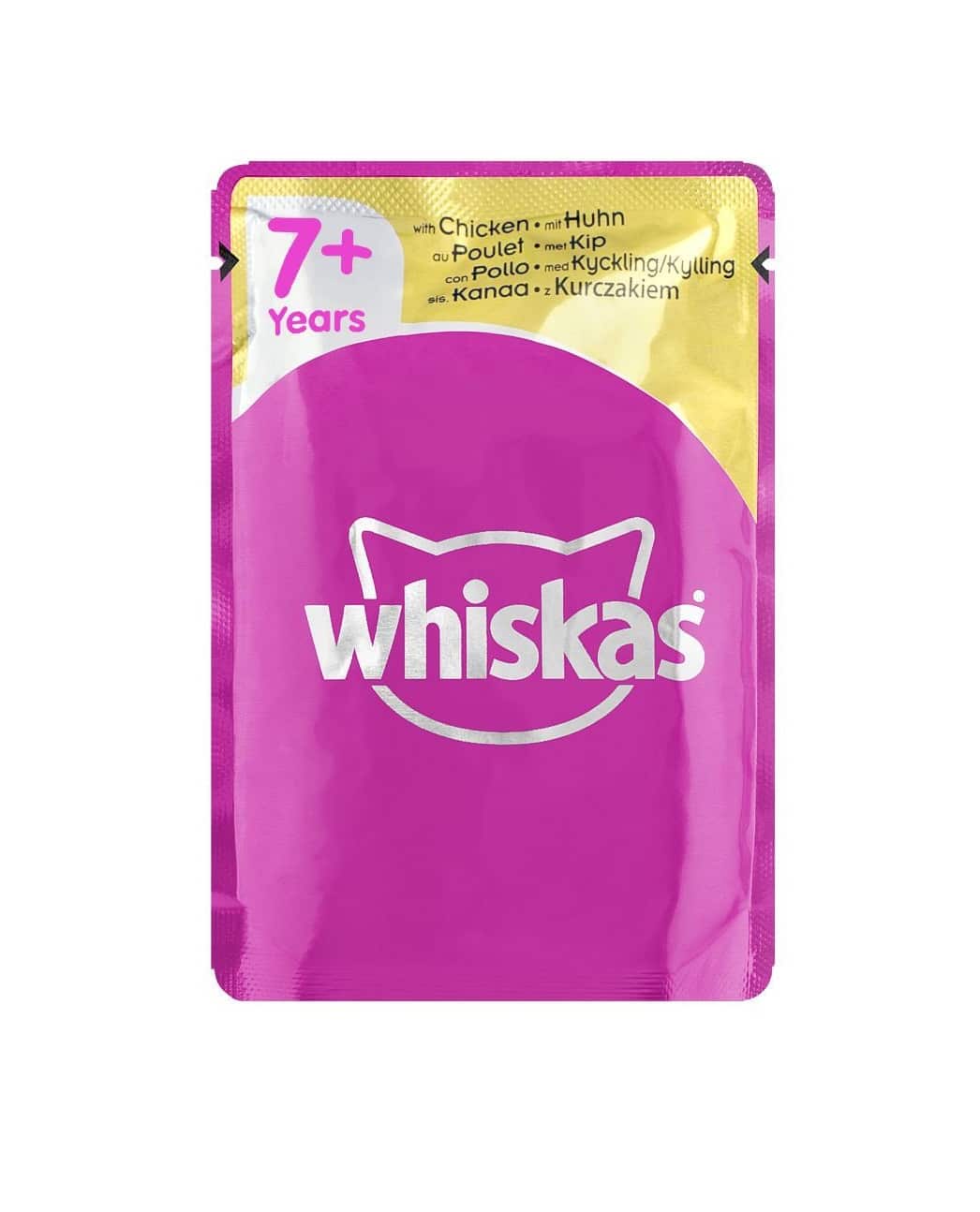 WHISKAS - PACK POCHON AU POULET 50GR